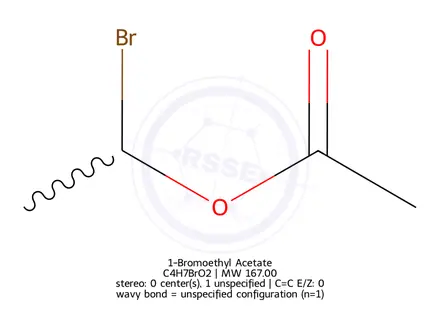 Chemical structure of 1-Bromoethyl Acetate