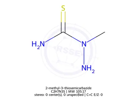 Chemical structure of 2-methyl-3-thiosemicarbazide