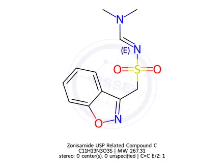 Chemical structure of Zonisamide USP Related Compound C