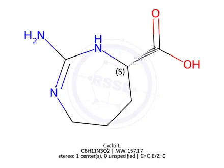 Chemical structure of Arginine Impurity 4
