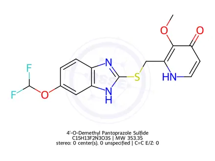 Chemical structure of Pantoprazole Impurity 27