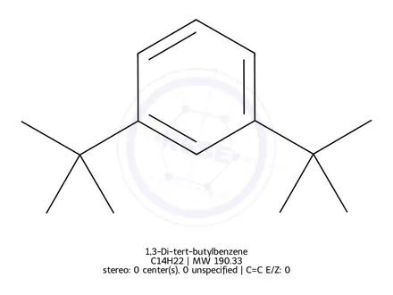 Chemical structure of 1,3-Di-tert-butylbenzene