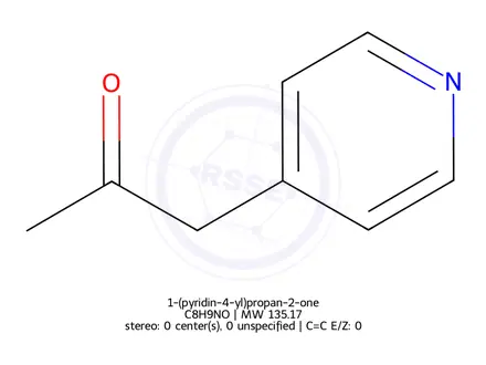 Chemical structure of 1-(pyridin-4-yl)propan-2-one