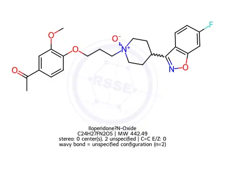 Chemical structure of Iloperidone Impurity HC102-201807