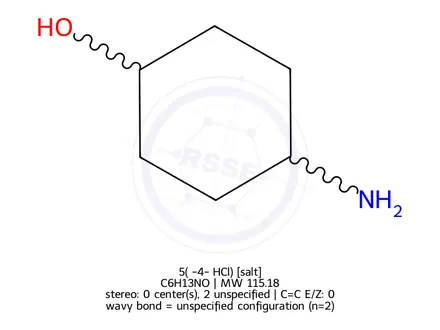 Chemical structure of trans-4-Aminocyclohexanol