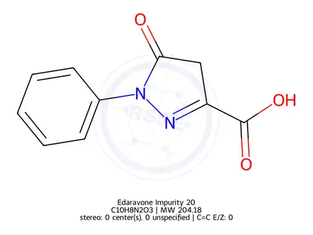 Chemical structure of Edaravone Impurity 20