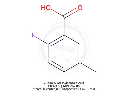 Chemical structure of 2-Iodo-5-Methylbenzoic Acid