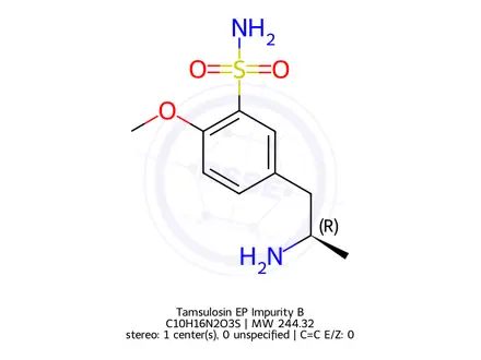 Chemical structure of Tamsulosin EP Impurity B