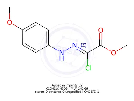 Chemical structure of Apixaban Impurity 52