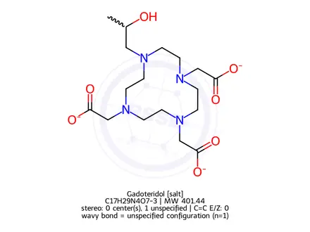 Chemical structure of Gadoteridol