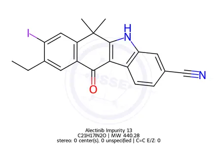 Chemical structure of Alectinib Impurity 13