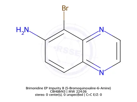 Chemical structure of Brimonidine EP Impurity B
