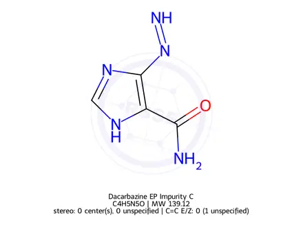 Chemical structure of Dacarbazine EP Impurity C