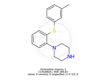 Chemical structure of Vortioxetine impurity 2