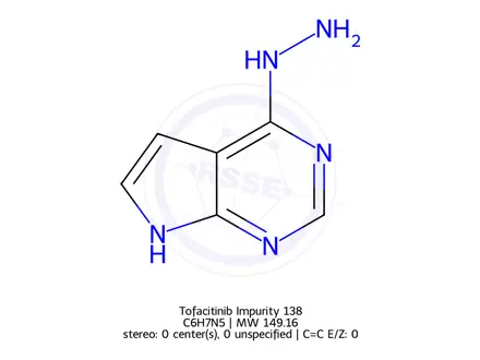 Chemical structure of Tofacitinib Impurity 138