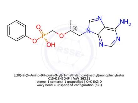 Chemical structure of Tenofovir Impurity 30