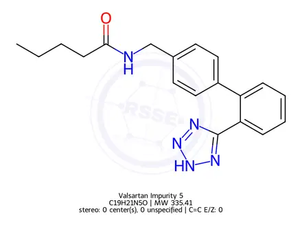 Chemical structure of Valsartan Impurity 5