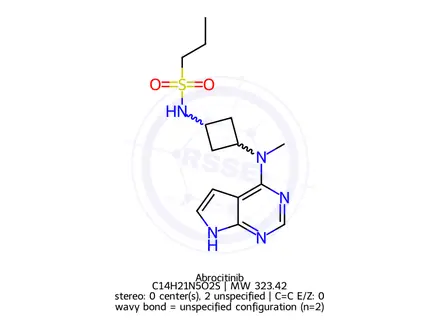 Chemical structure of Abrocitinib