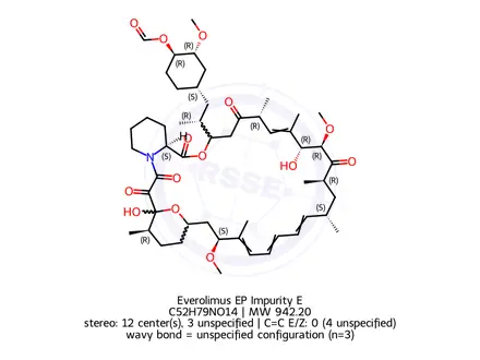 Chemical structure of Everolimus EP Impurity E