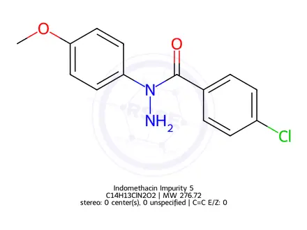 Chemical structure of 4-chloro-N-(4-methoxyphenyl)benzohydrazide