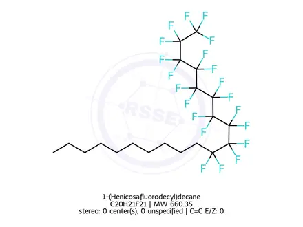 Chemical structure of 1-(Henicosafluorodecyl)decane
