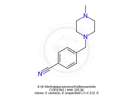 Chemical structure of 4-(4-Methylpiperazinomethyl)benzonitrile