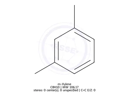 Chemical structure of m-Xylene