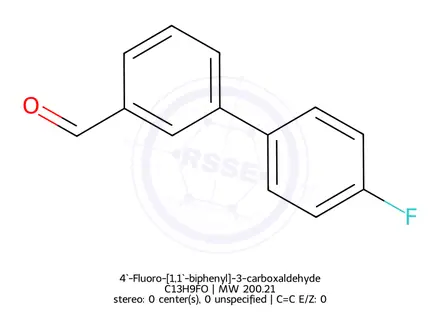 Chemical structure of 4`-Fluoro-[1,1`-biphenyl]-3-carboxaldehyde
