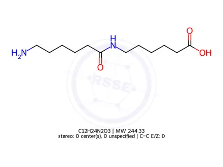Chemical structure of Aminocaproic Acid Impurity 7
