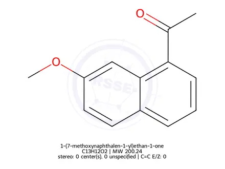 Chemical structure of 1-(7-methoxynaphthalen-1-yl)ethan-1-one