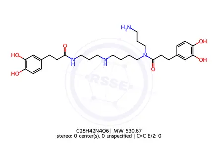 Chemical structure of Kukoamine B