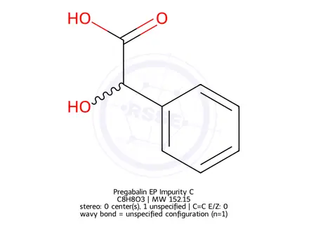 Chemical structure of Mandelic acid