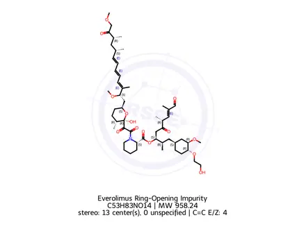 Chemical structure of Everolimus Impurity 012-99