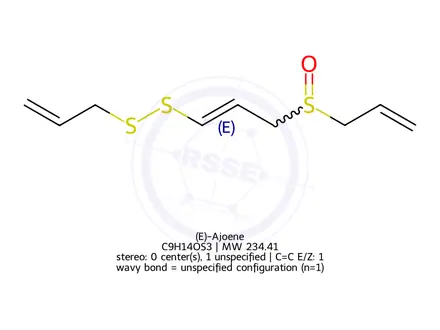 Chemical structure of (E)-Ajoene