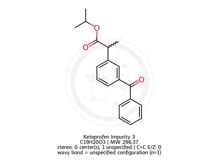 Chemical structure of Ketoprofen Impurity 3