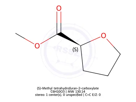 Chemical structure of (S)-Methyl tetrahydrofuran-2-carboxylate