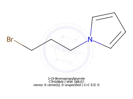 Chemical structure of 1-(3-Bromopropyl)pyrrole