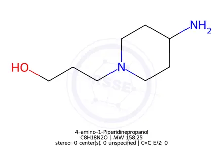 Chemical structure of 4-amino-1-Piperidinepropanol