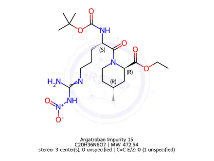 Chemical structure of Argatroban Impurity 83