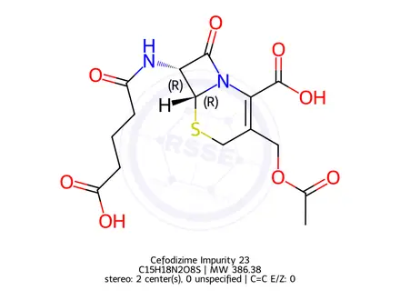 Chemical structure of Cefodizime Impurity 23