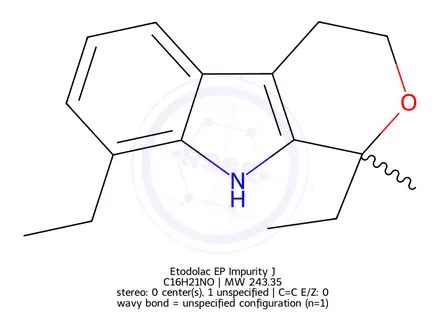 Chemical structure of Etodolac EP Impurity J