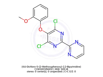 Chemical structure of Bosentan Impurity 1