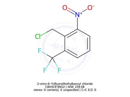 Chemical structure of 2-nitro-6-TrifluoroMethylbenzyl chloride