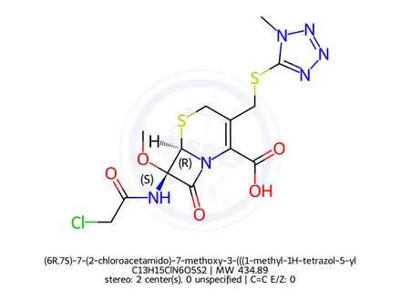 Chemical structure of Cefmetazole Impurity 17