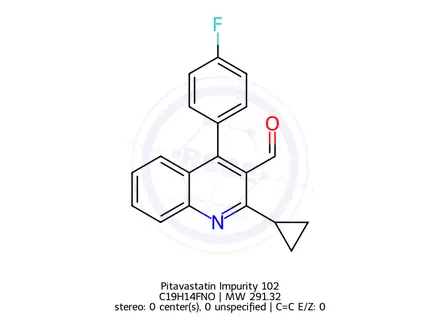 Chemical structure of Pitavastatin Impurity 102