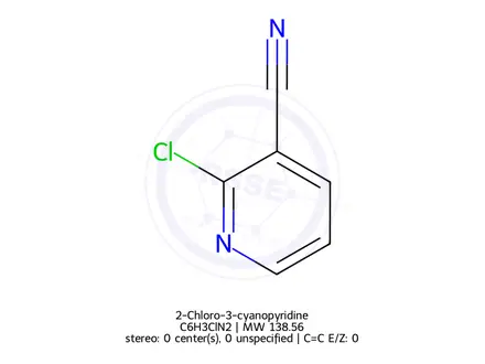 Chemical structure of 2-Chloro-3-pyridinecarbonitrile