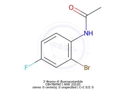 Chemical structure of 2'-Bromo-4'-fluoroacetanilide