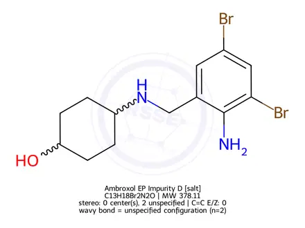 Chemical structure of Ambroxol EP Impurity D