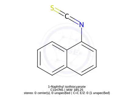 Chemical structure of 1-Naphthyl isothiocyanate