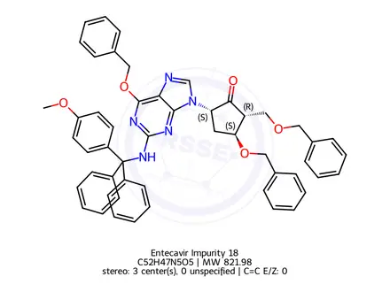 Chemical structure of Entecavir Impurity 18